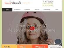 Tablet Screenshot of francepaternite.com